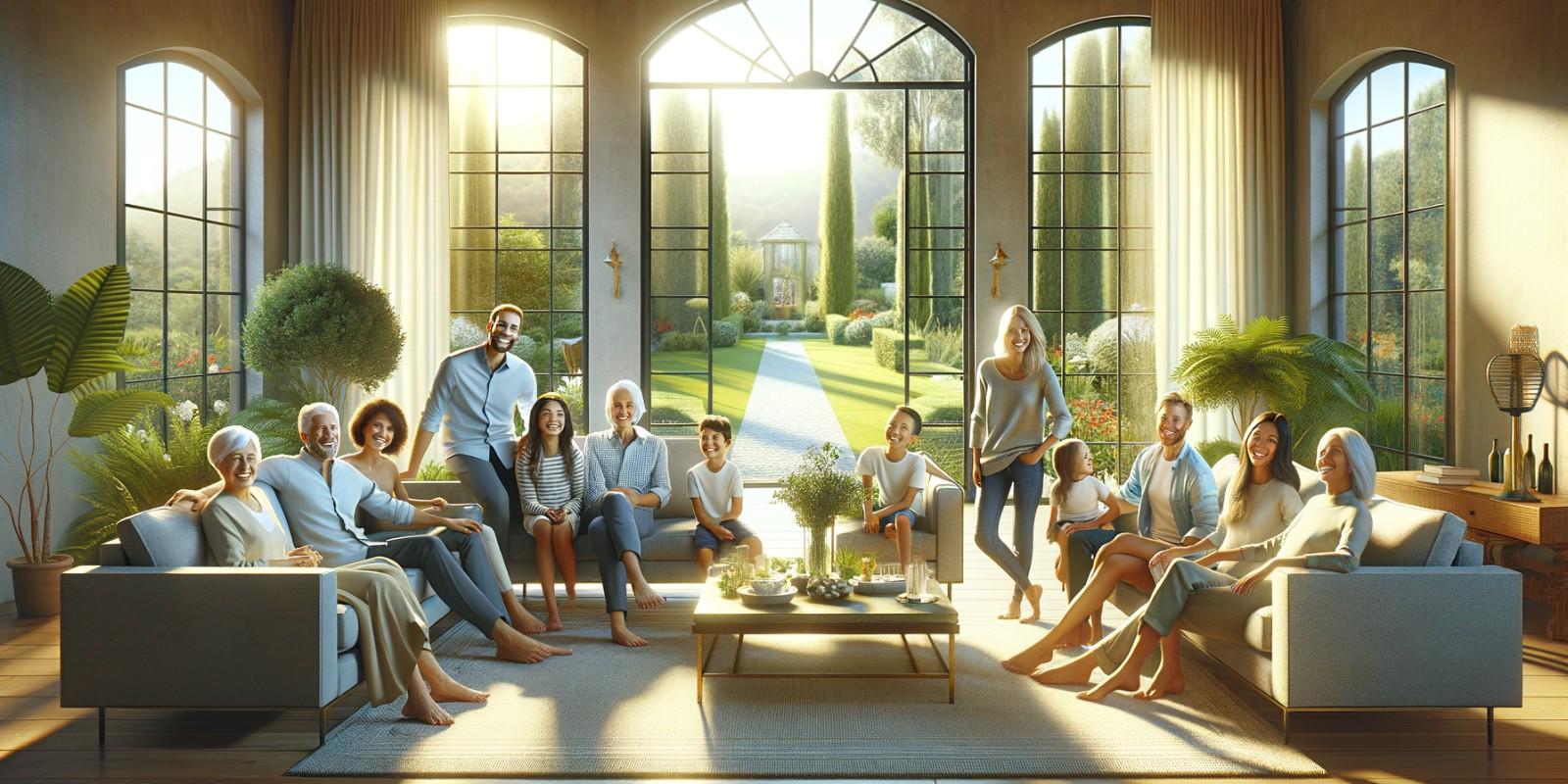 Diseño de hogares para fortalecer la convivencia familiar